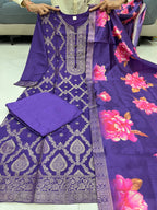Beautiful Banarasi Silk Suit