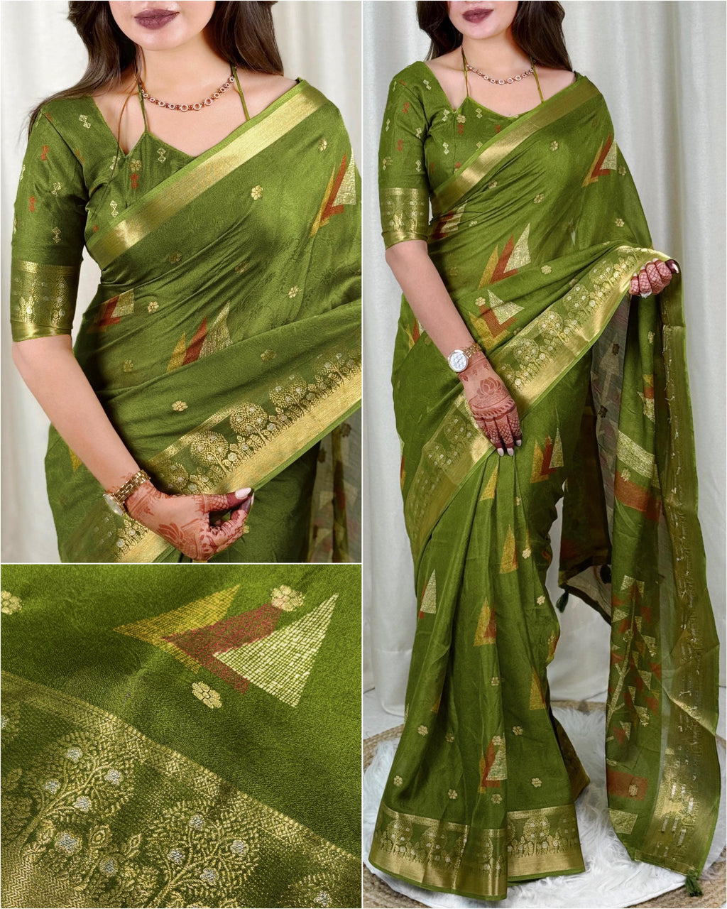 Effortless elegance meets vibrant charm with this Designer printed Saree
