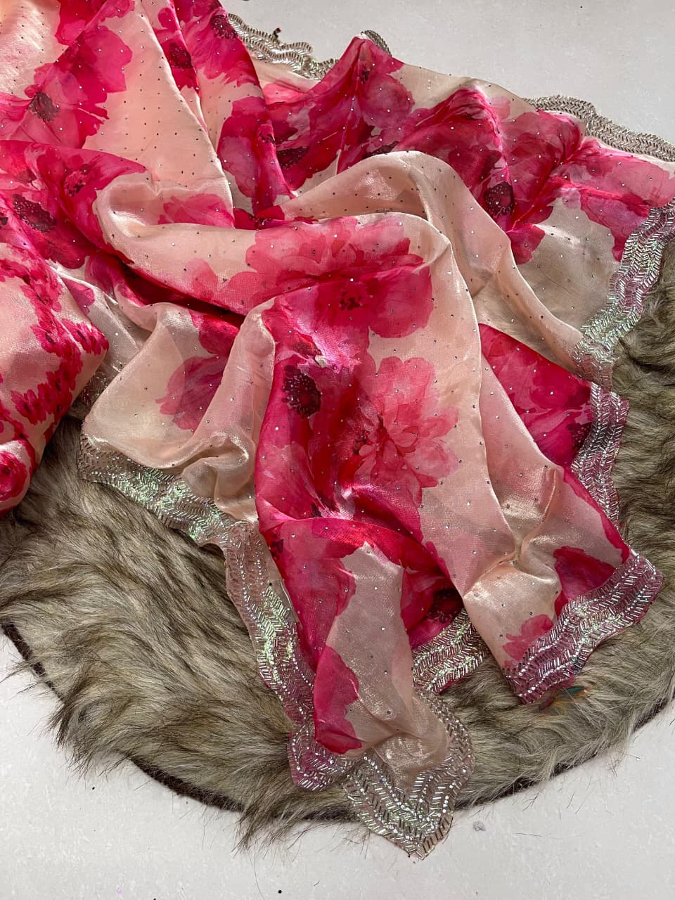 Pure Soft Zimmy Choo Silk Saree