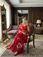 Lavisha Pure Soft Alphino Chiffon Saree