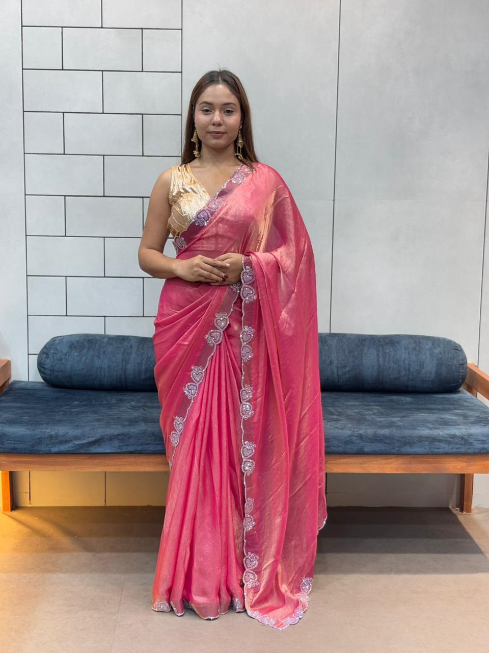 RICH SOFT SPACE SILK SAREE