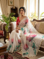 Pure Soft Teby Silk Saree