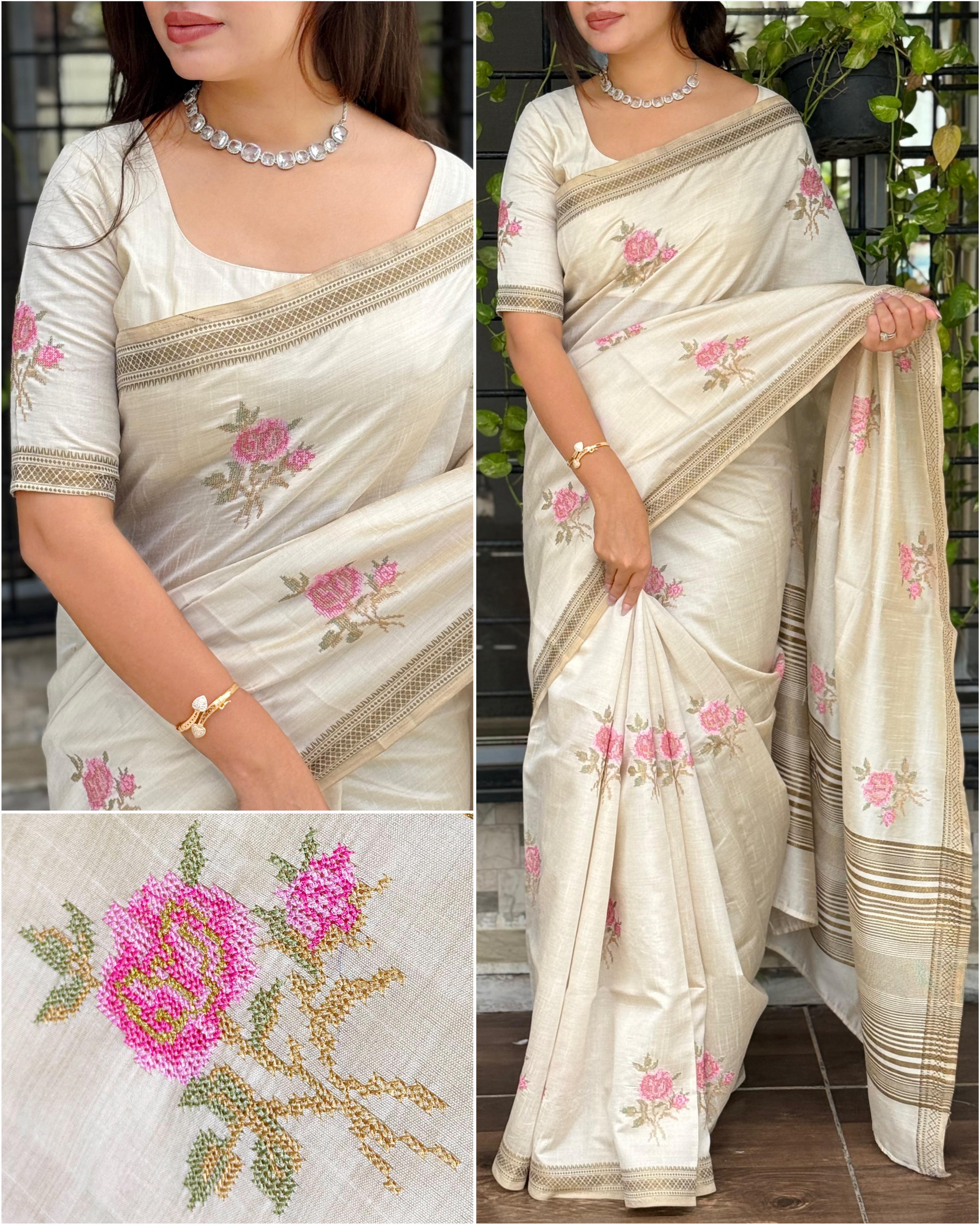 TUSSER SILK SAREE