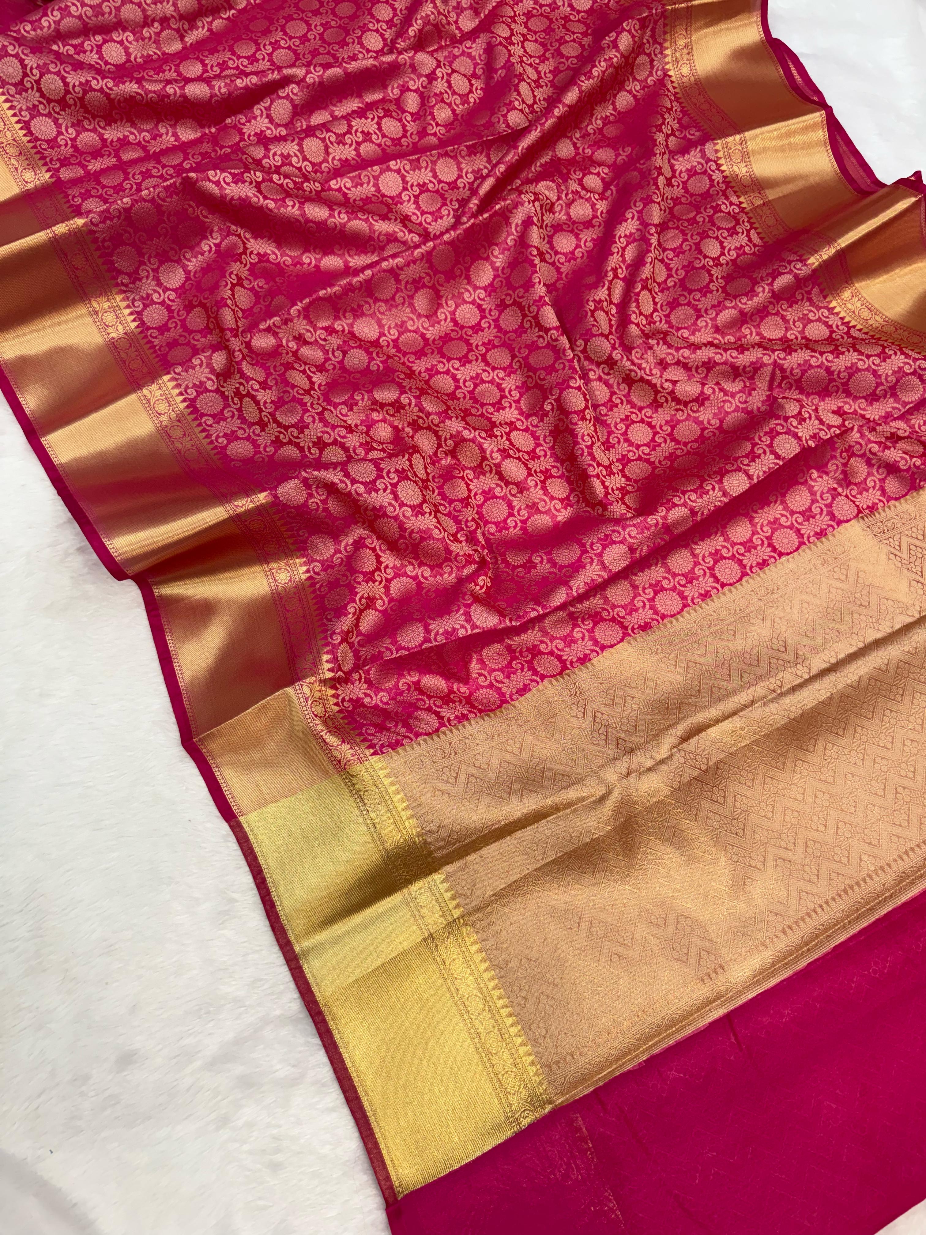 SOFT KANJIVARAM TISSUE SILK SAREE