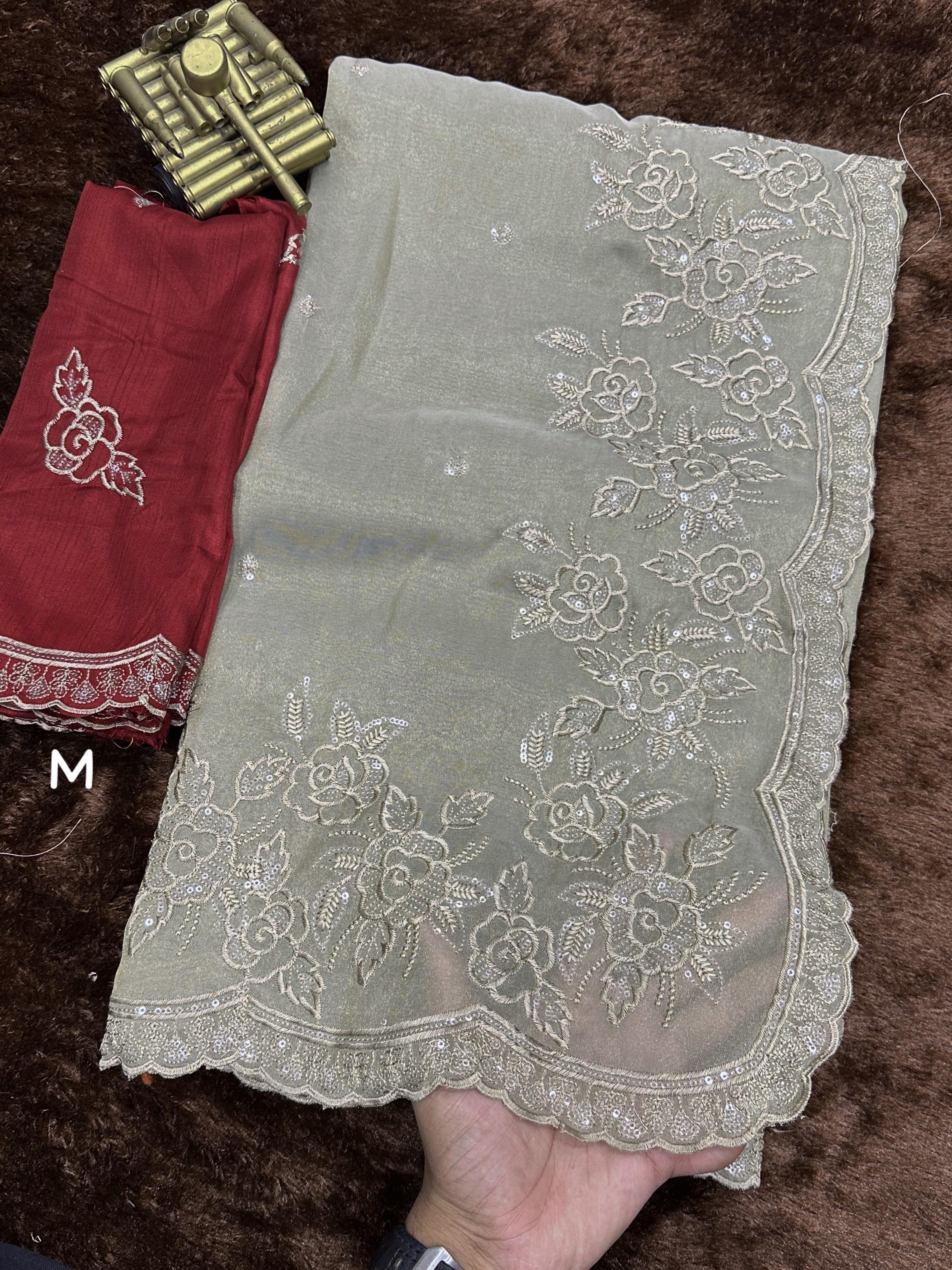 TASPA ORGANZA SAREE