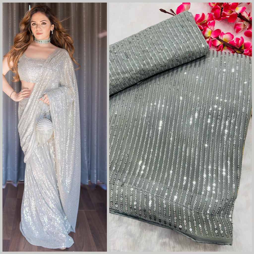 Bollywood BlockBuster 3M Sequence Saree