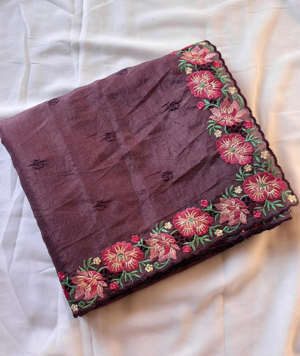 Wedding Seasons Pure Crush Saree