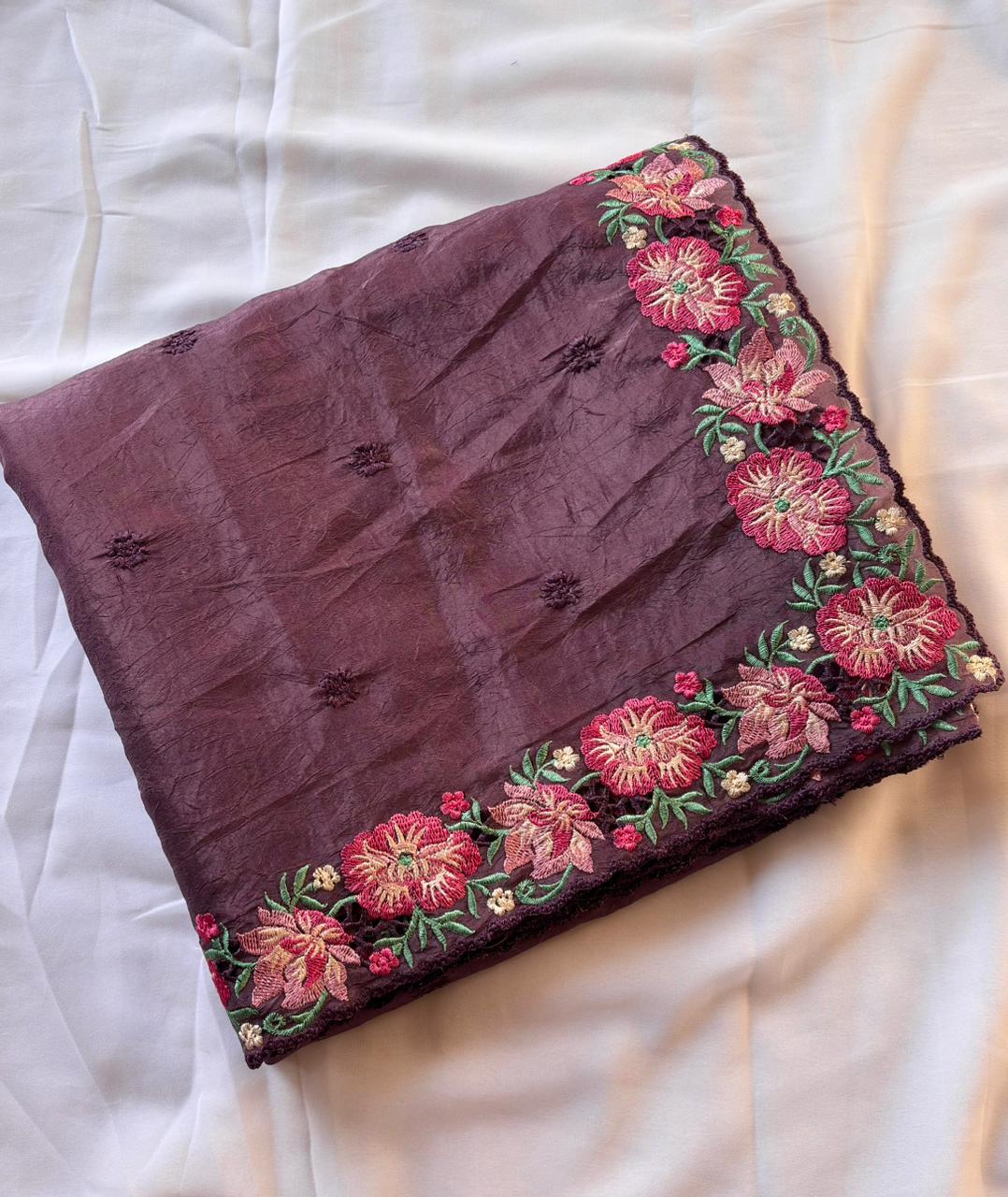 Wedding Seasons Pure Crush Saree