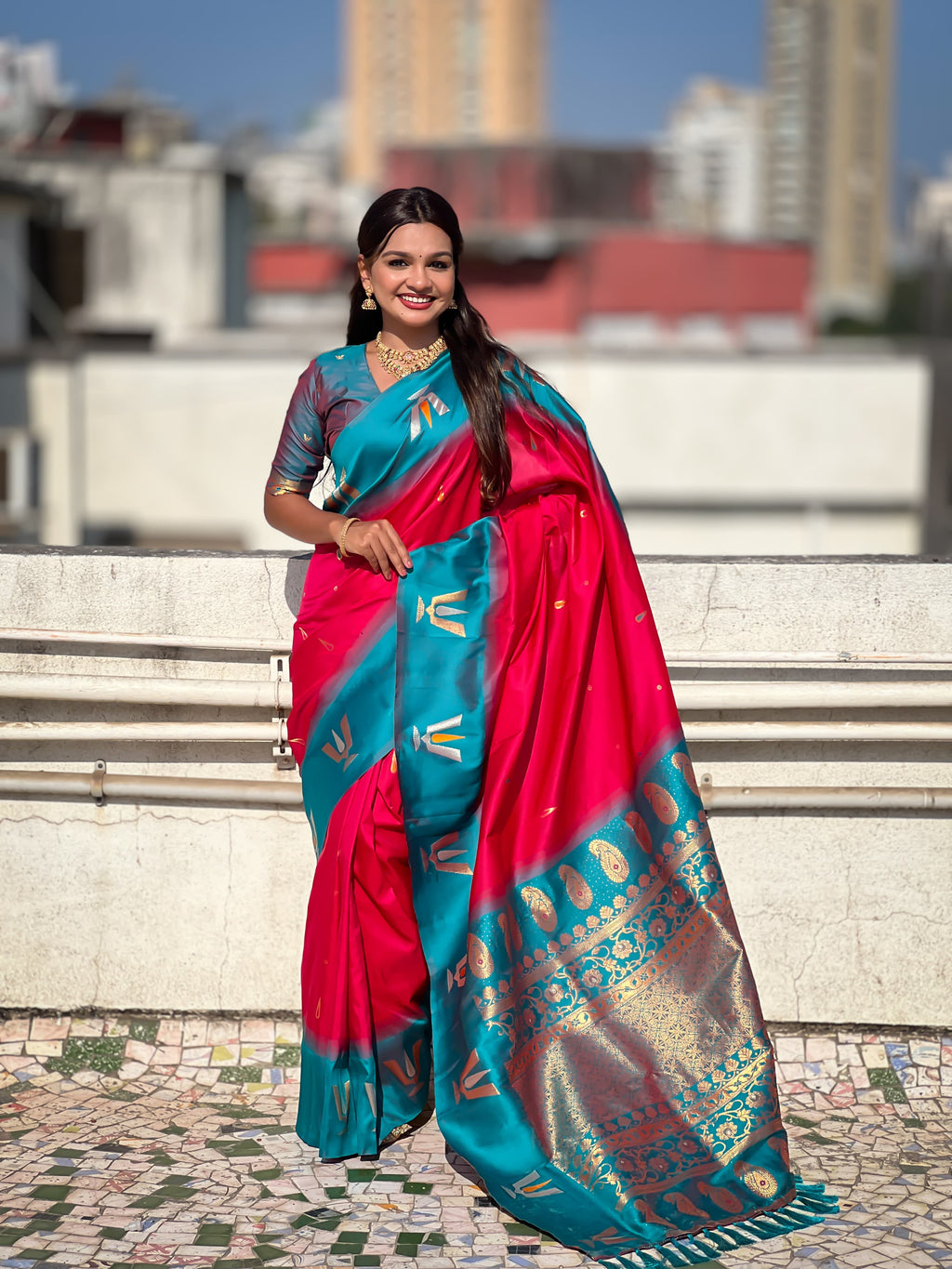 SOFT SILK SOUTH SAREE❤️