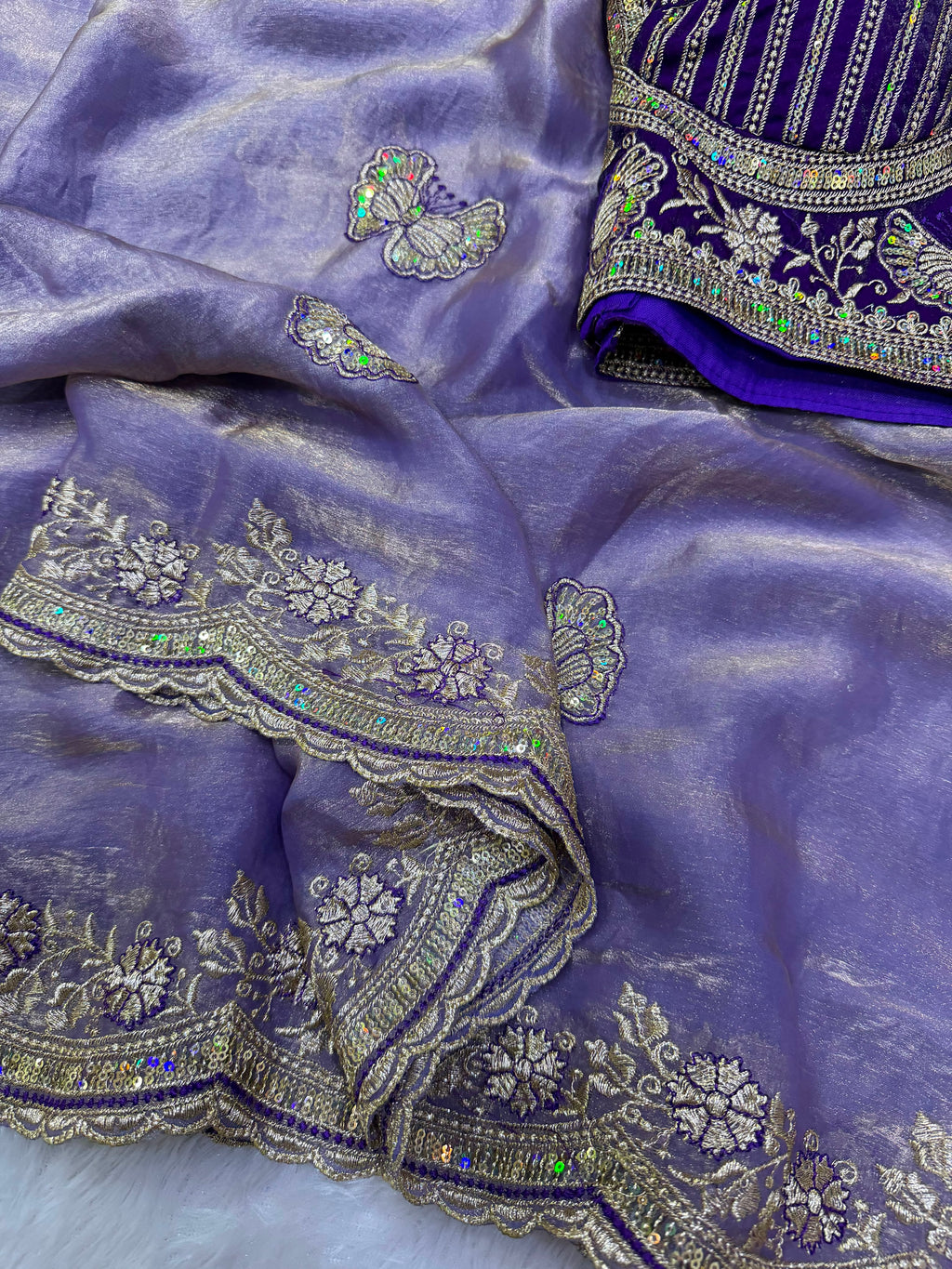 Skft Frendy Satin Saree