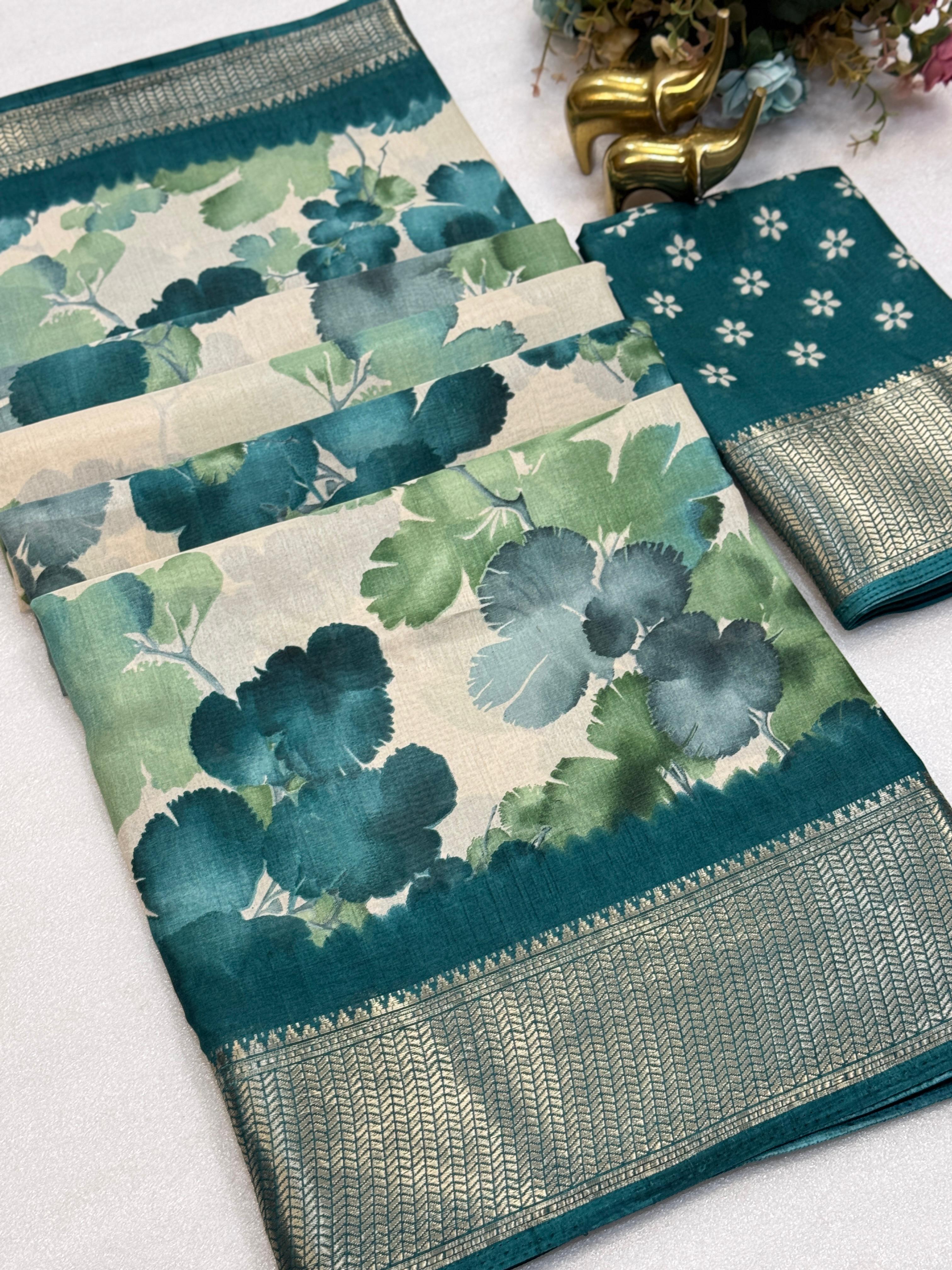 DOLA SILK FLORAL SAREE