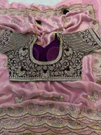 Sabyasachi Inspired Space Silk Premium Saree