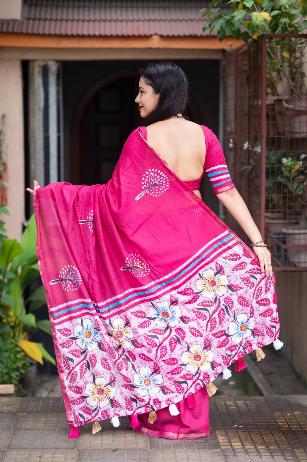 pure chanderi collection Saree