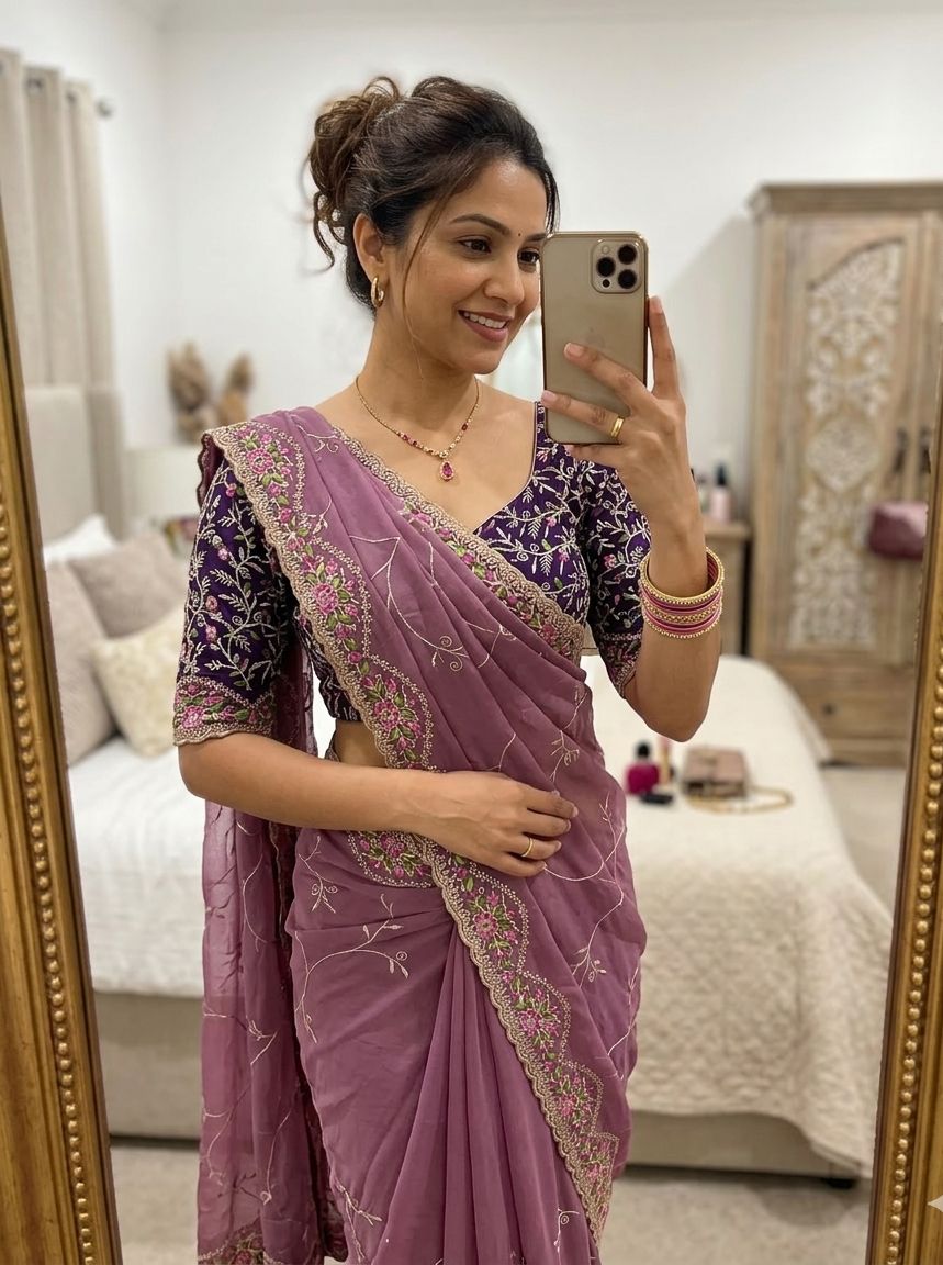 Star Georgette Saree