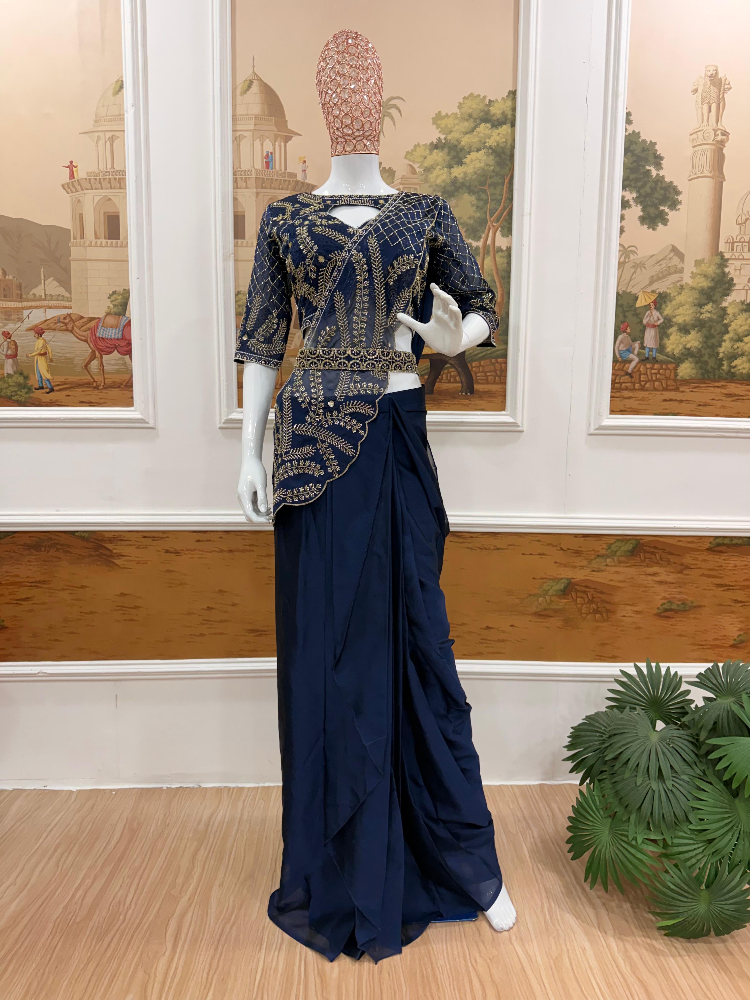 NEW SUPERHIT TRENDING READY TO WEAR SAREE
