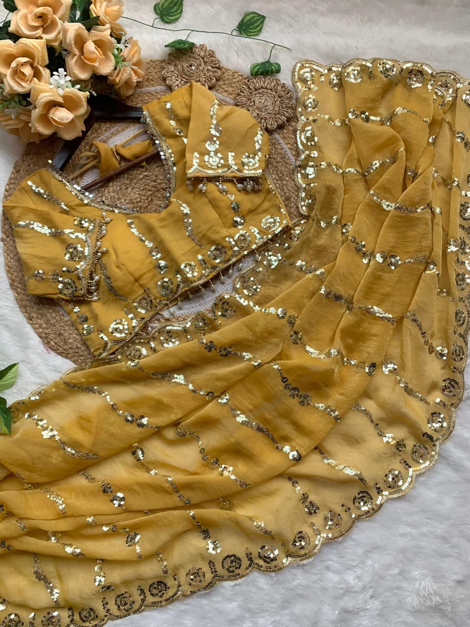 Supriya Sequence Laheriya Saree