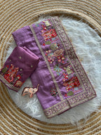 Very Soft nd Elegant Rich look vichitra silk saree