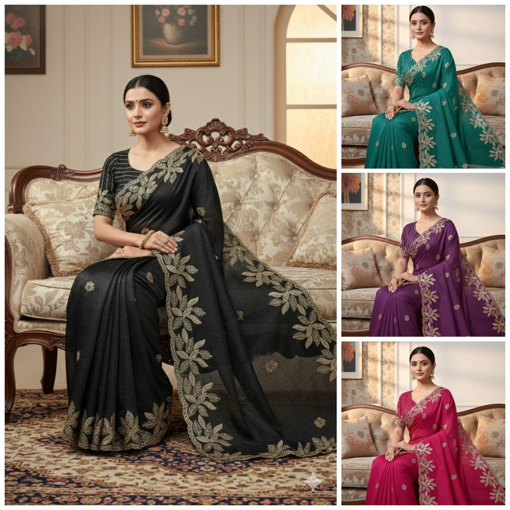 Soft JimmiChoo Silk Saree