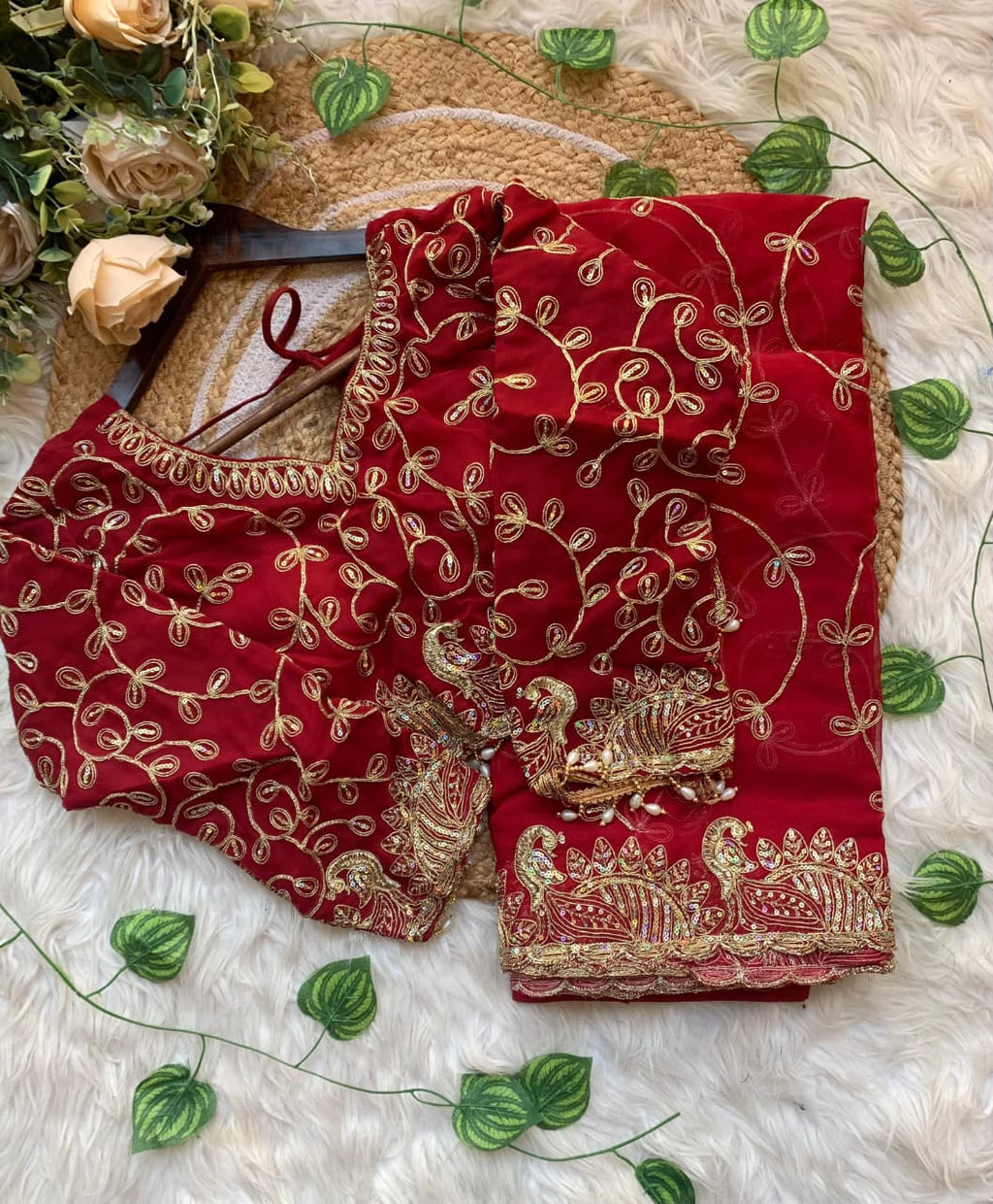 Very Soft nd Elegant Georgette Fabric Saree