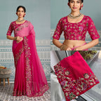 Soft Star Georgette Saree