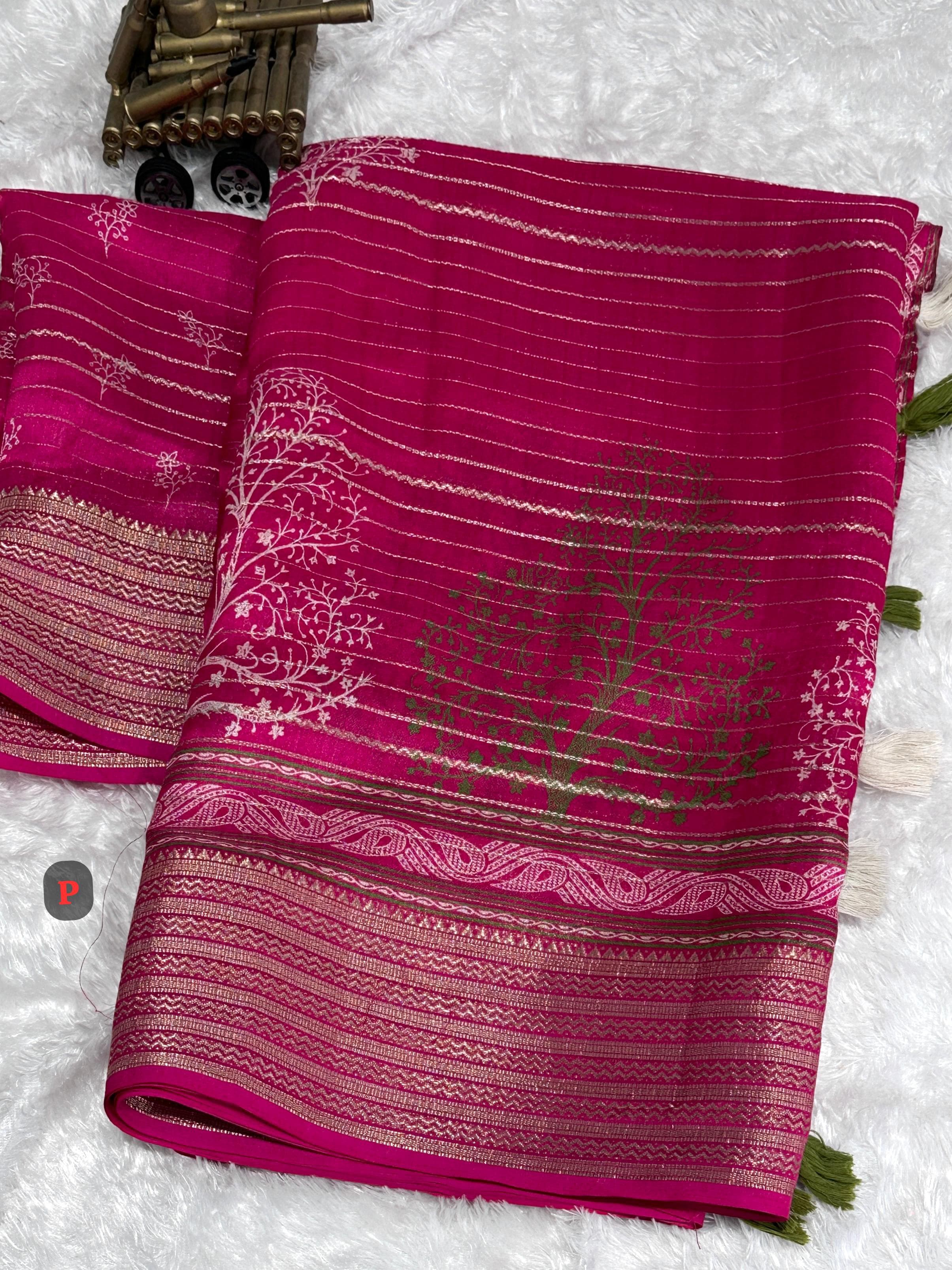 ELEGANT PRINTED SAREE