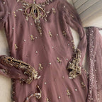 Fux Georgette Top Pallazo & Dupatta