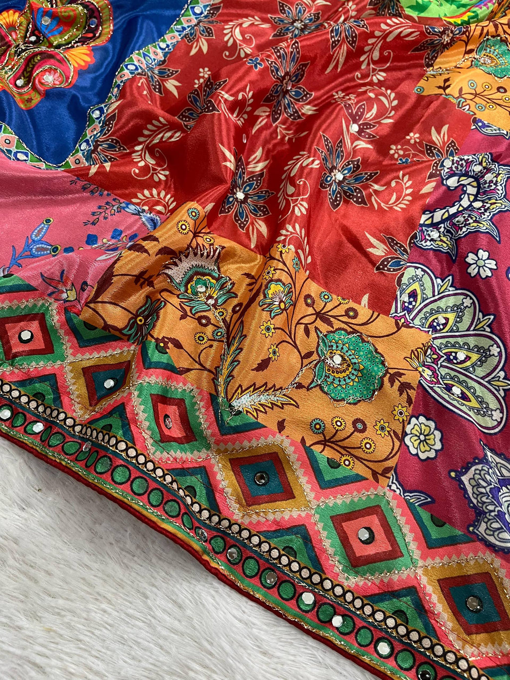 Kalamkari Printed Designer Saree