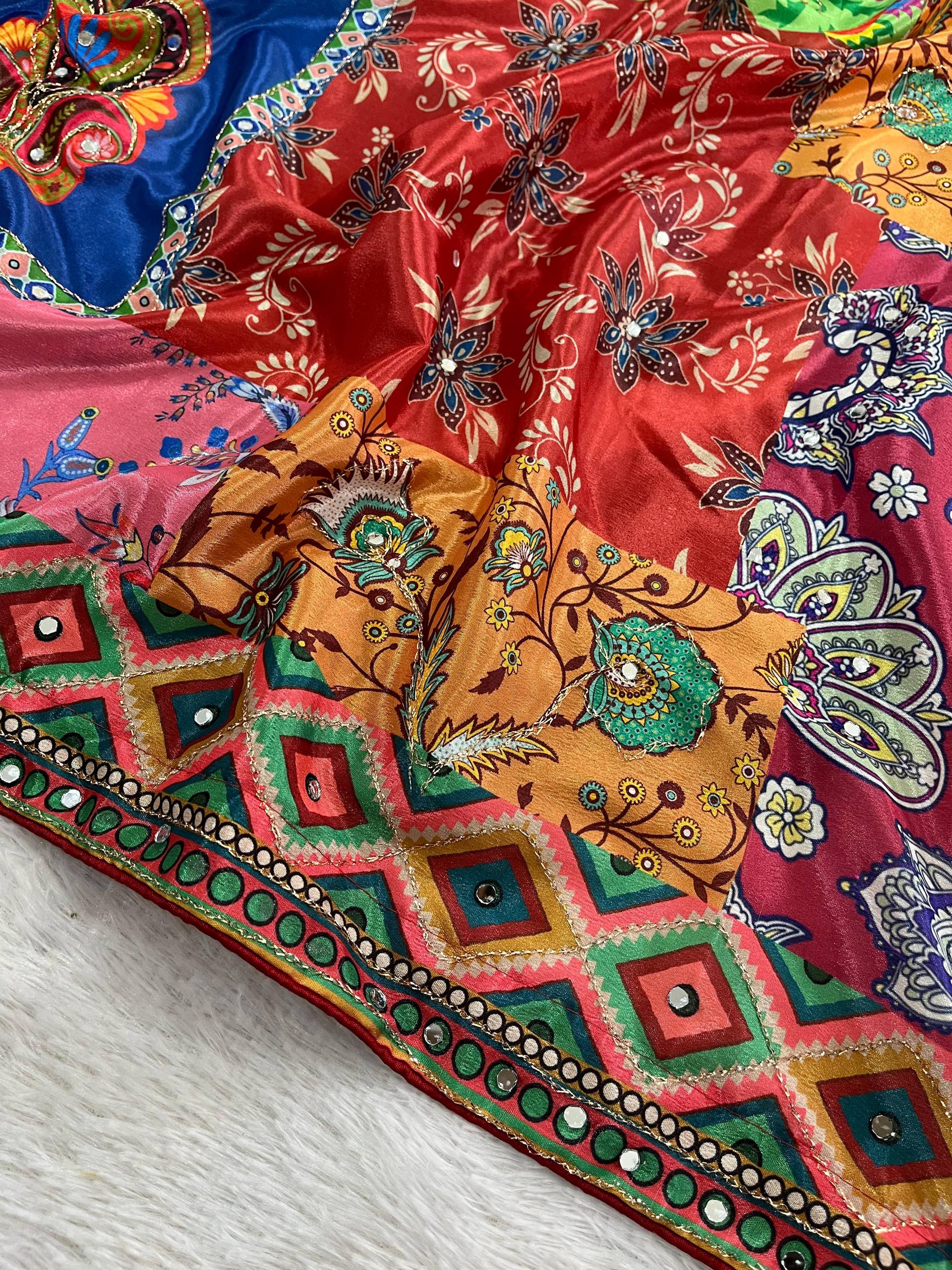 Kalamkari Printed Designer Saree