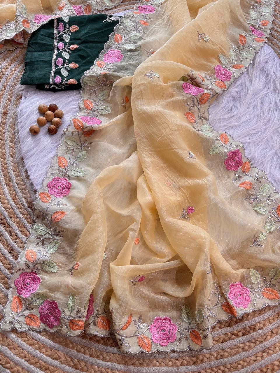 Cruncy Chiffon Sarees