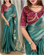 Gadhwal Fandy Silk Saree