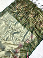 Tissue Silk Zari Weaving Saree