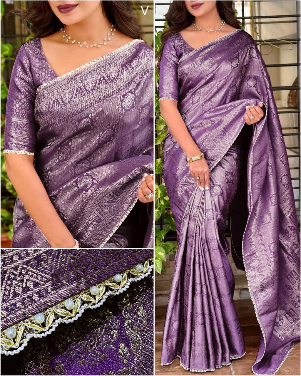 Swara Satin  jecquad Saree
