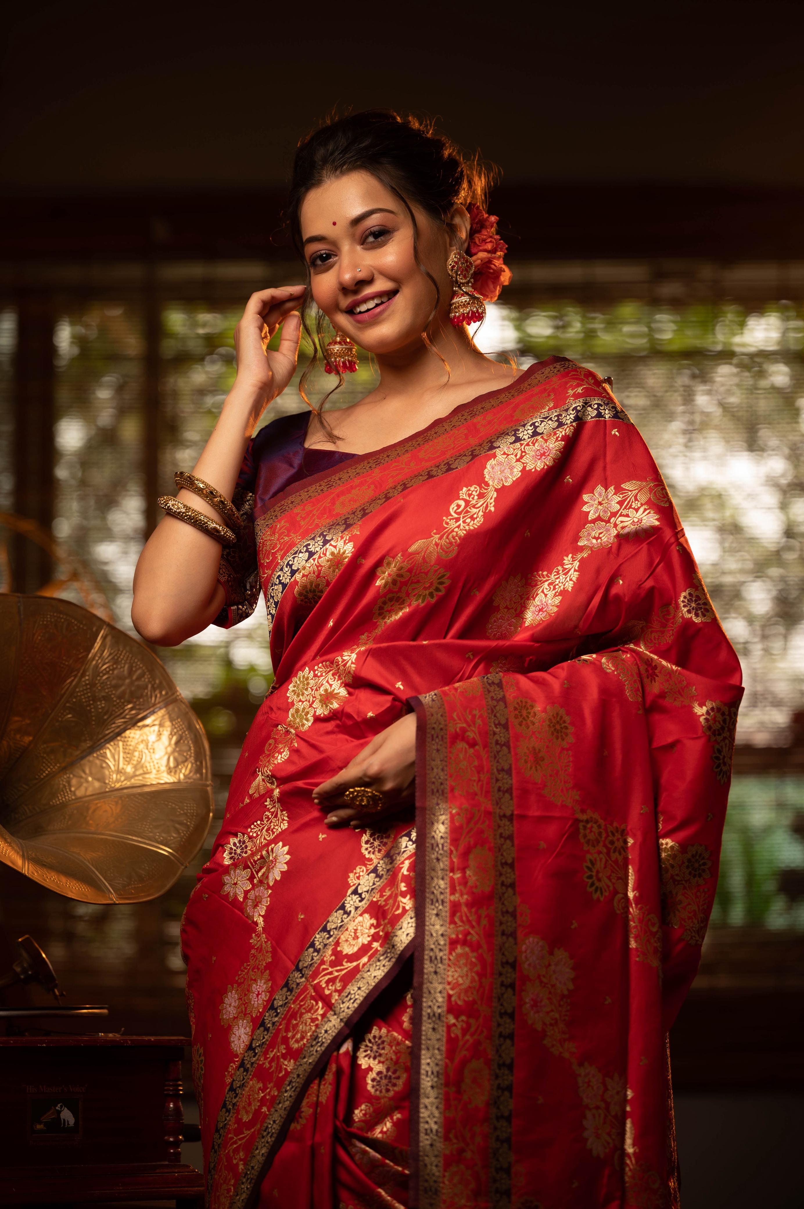 Soft Banarasi Silk Saree