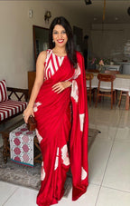 Modal Satin Deginer Flower Printed Saree