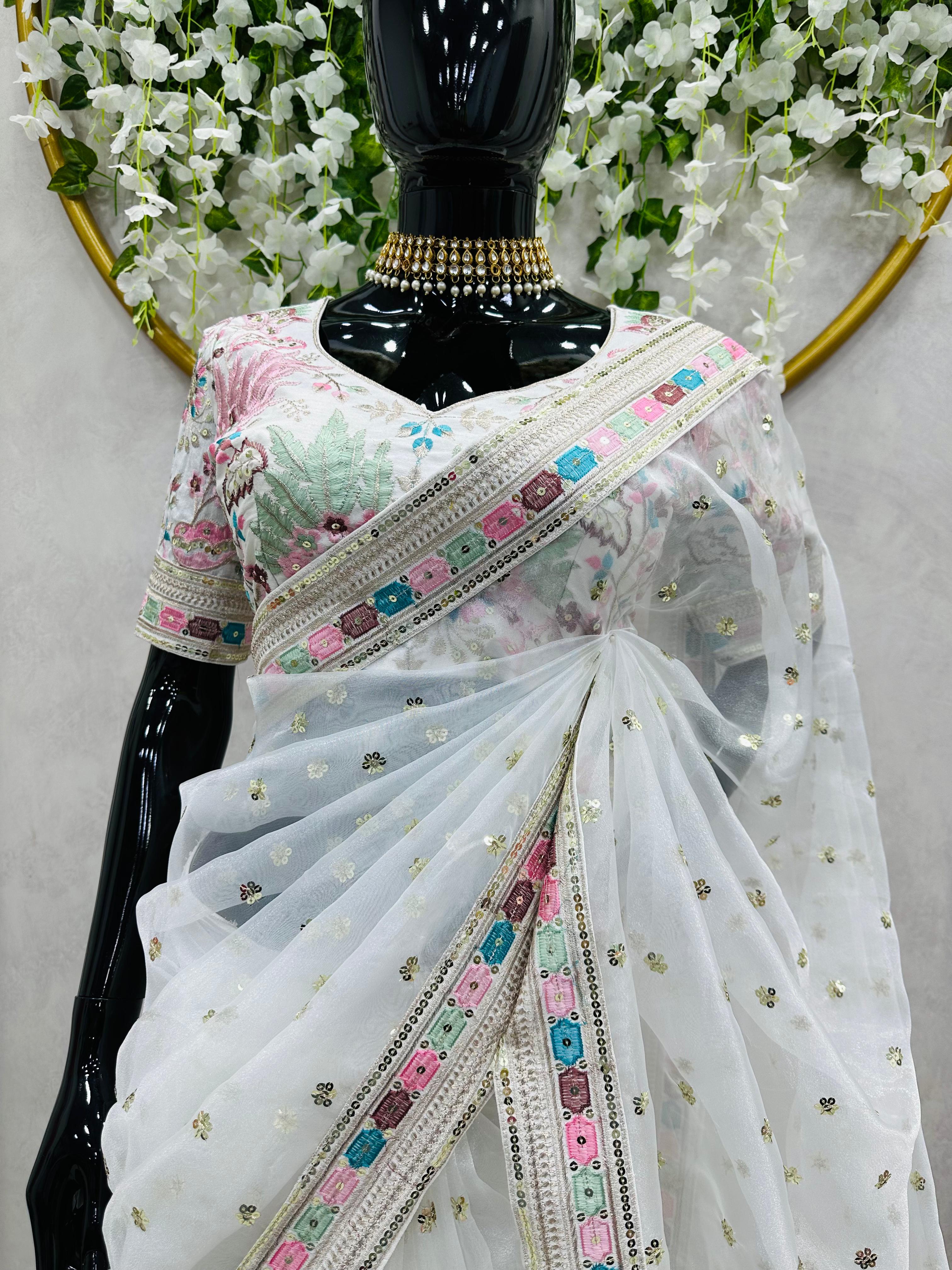 Havy Organza Silk Saree