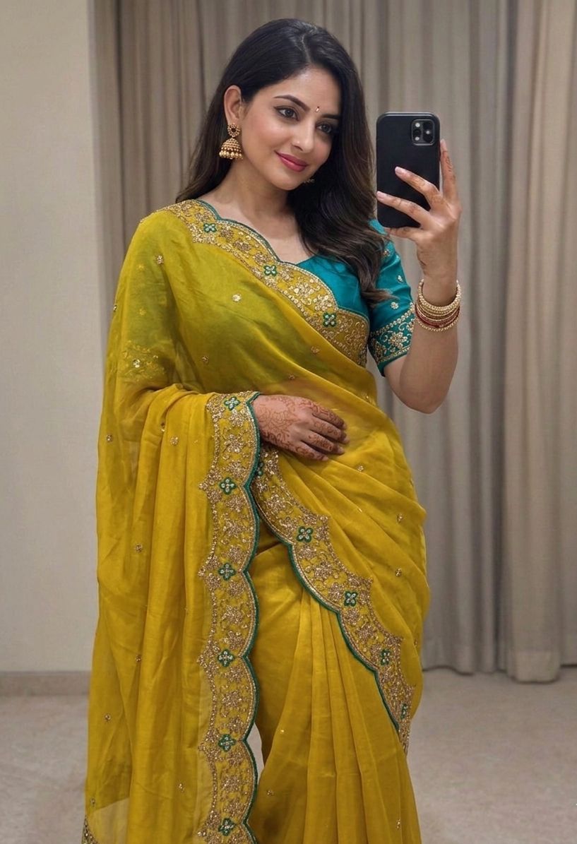 Heavy Rangoli Silk Soft Saree
