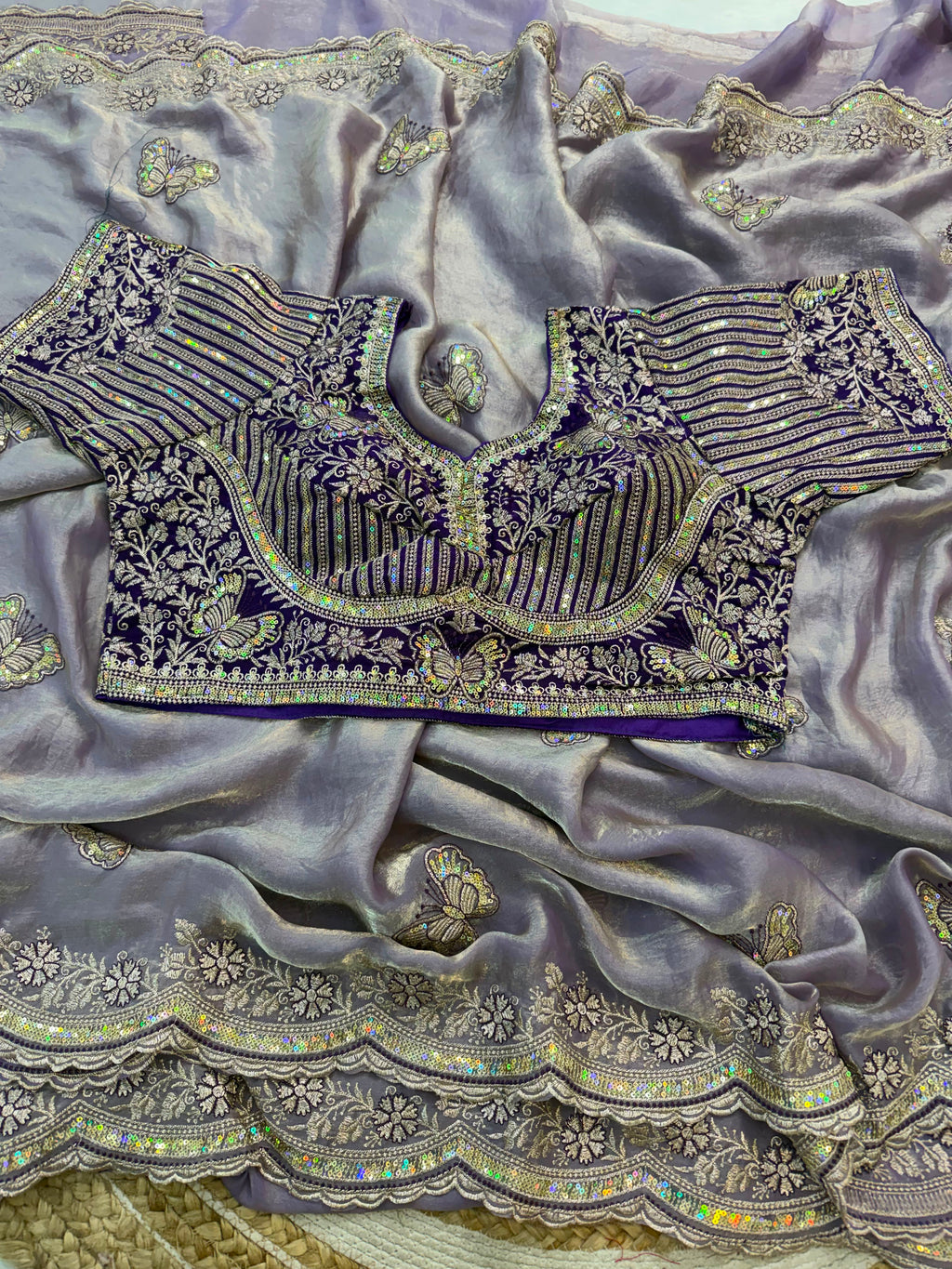 Sabyasachi Inspired Space Silk Premium Saree