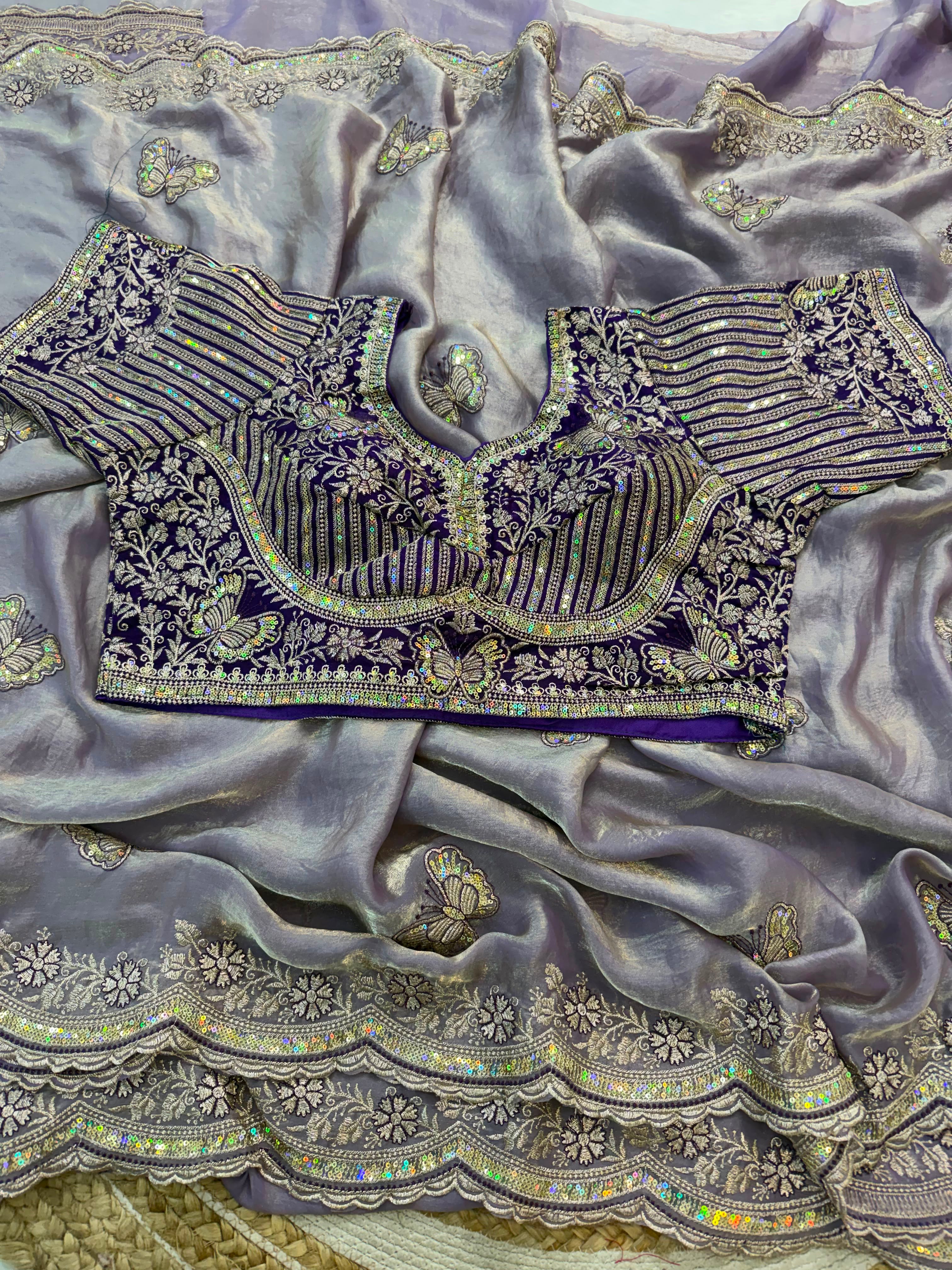 Sabyasachi Inspired Space Silk Premium Saree