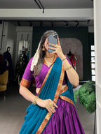 Zari Weaving Work Lehenga