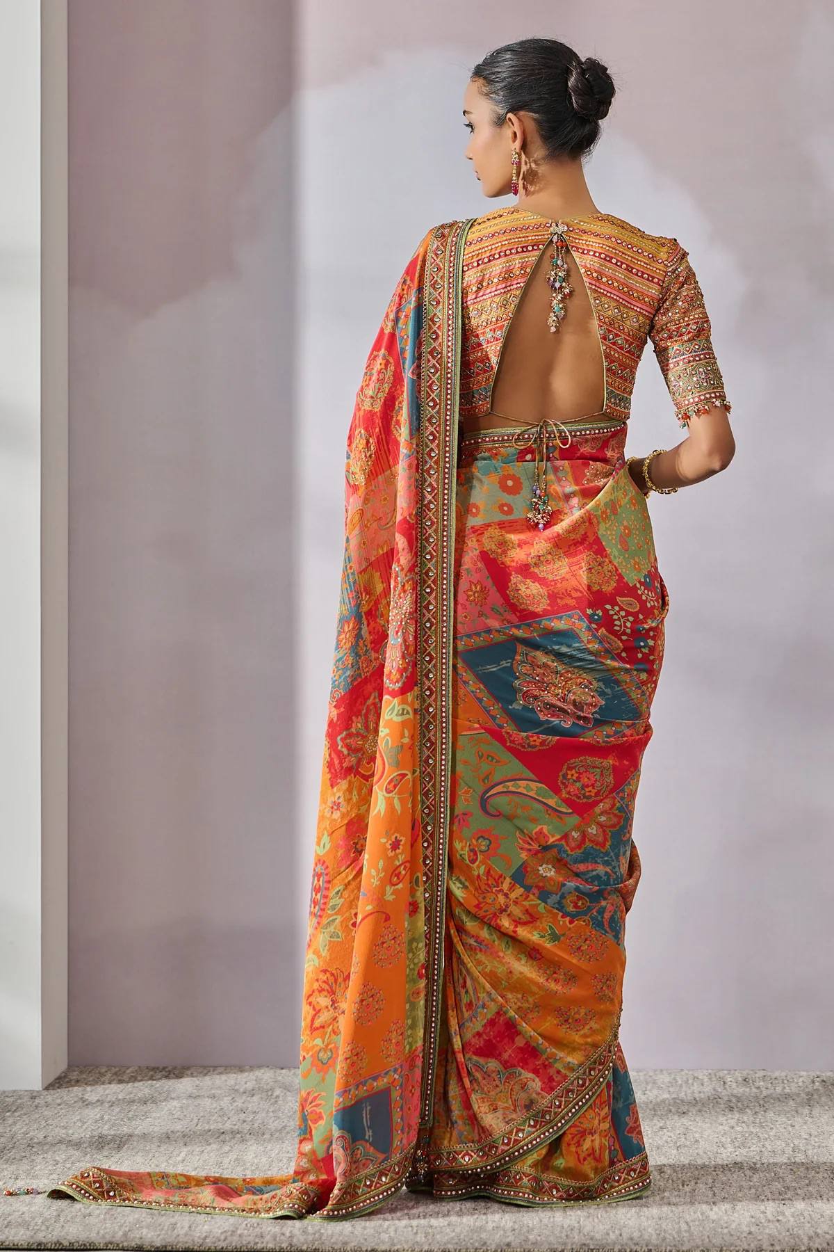 Kalamkari Printed Designer Saree