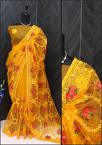 Heavy Butterfly Net Most Demanding Saree