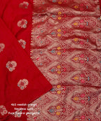 Pure georgette banarasi saree