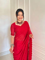 Faux Georgette Trending Saree