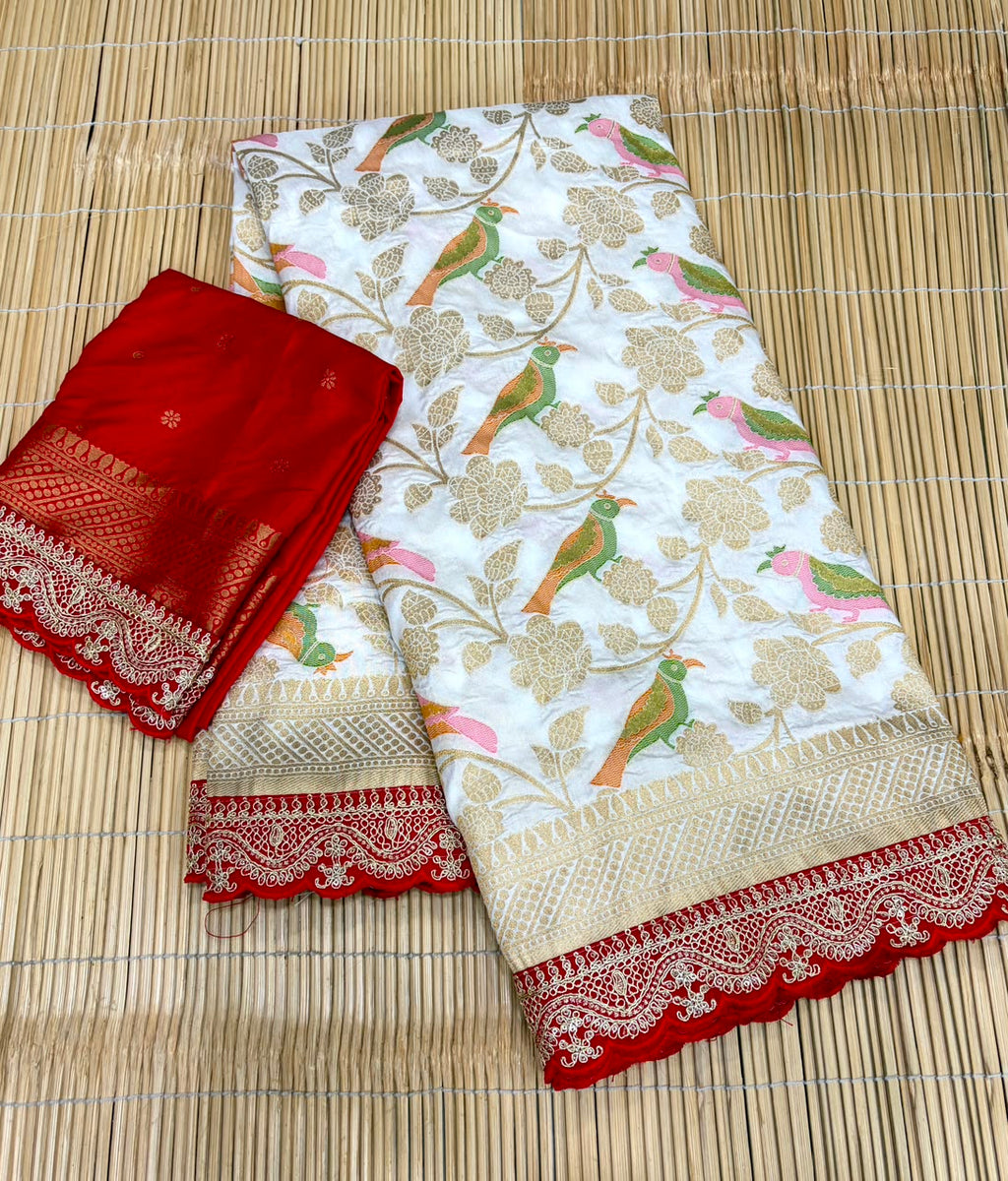 DURGA POOJA SPECIAL PURE KHADHI SAREE