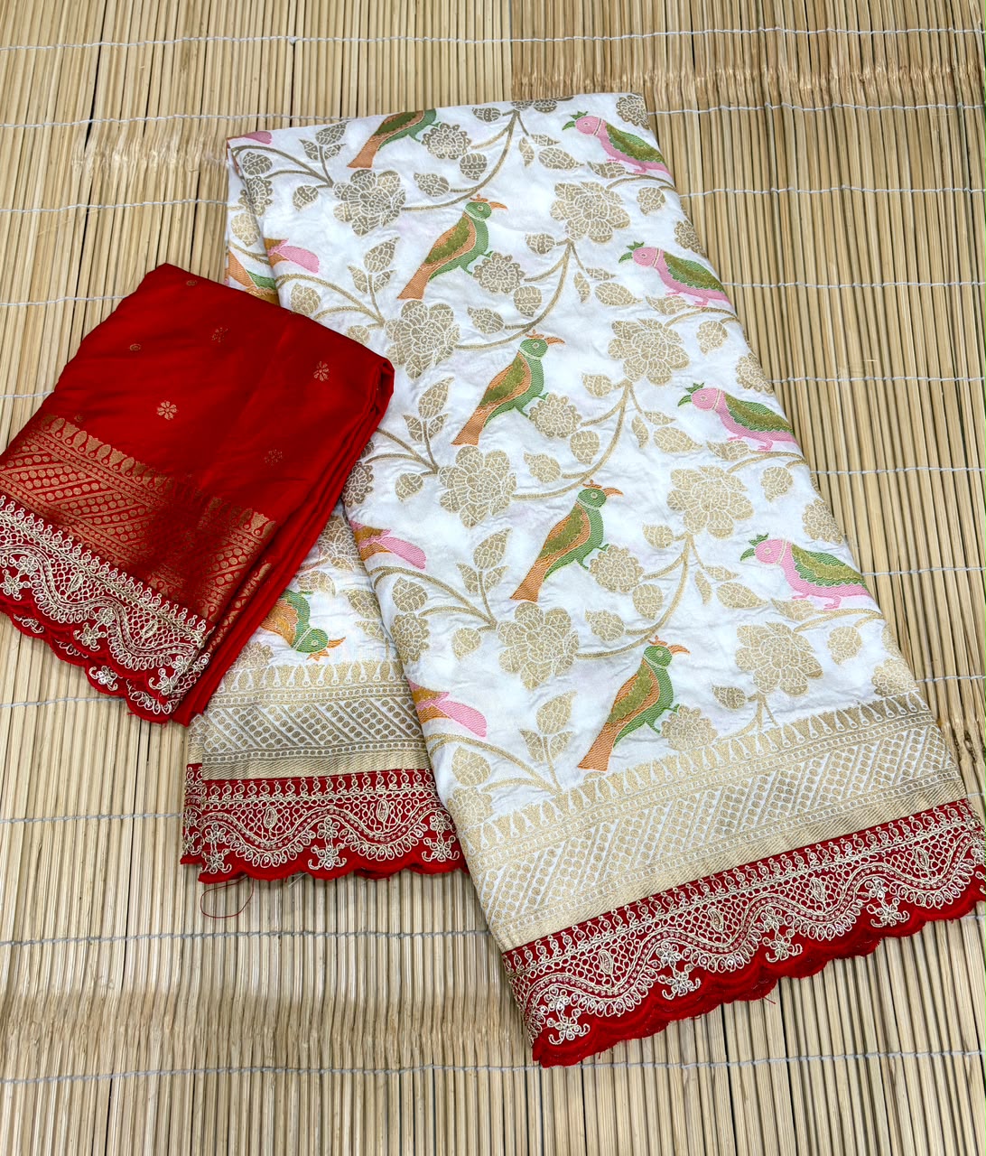DURGA POOJA SPECIAL PURE KHADHI SAREE