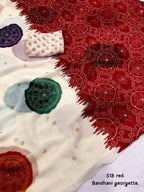 New  bhandani Georgette Saree