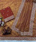 Soft Nc Twill Sequence Saree