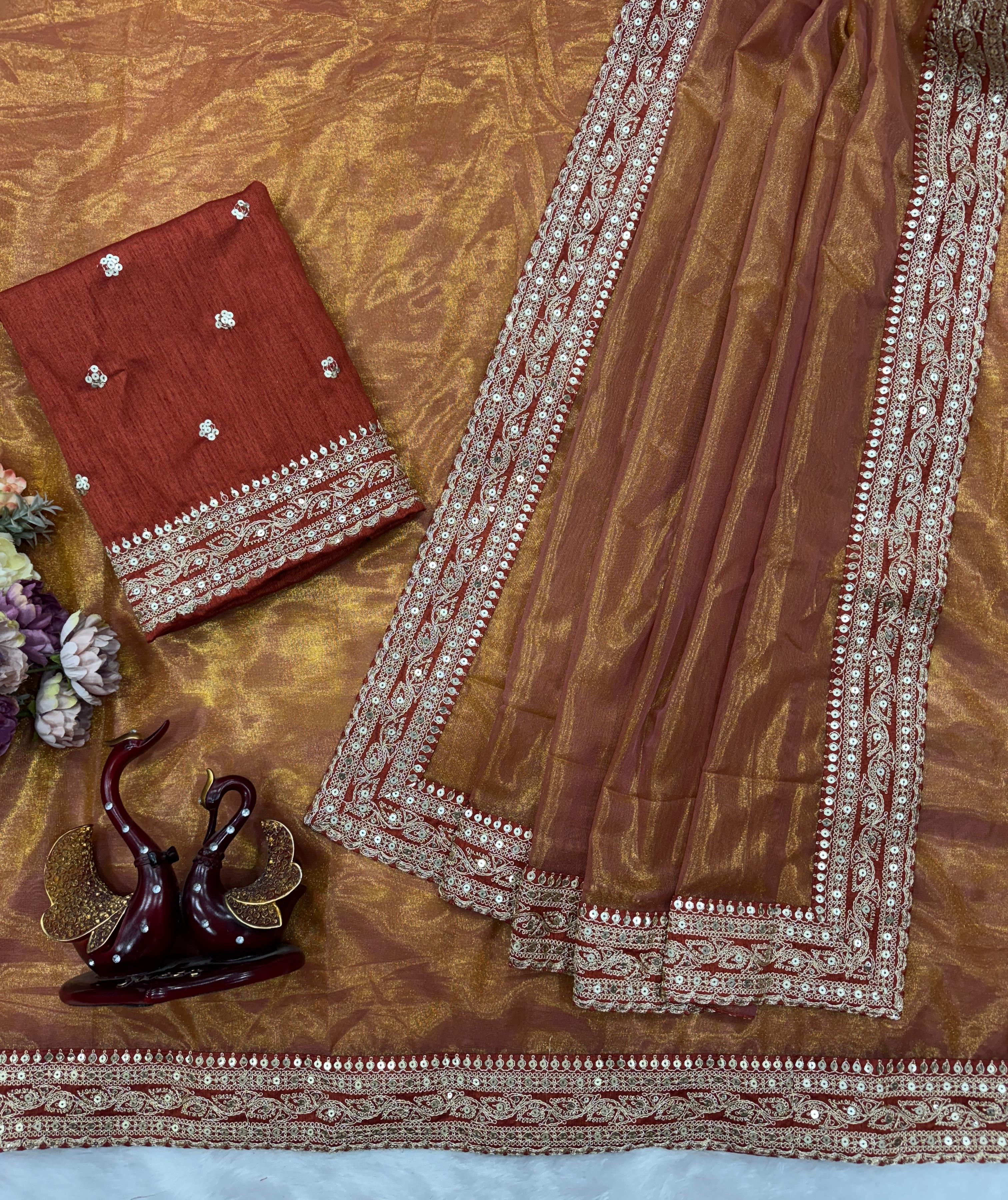 Soft Nc Twill Sequence Saree