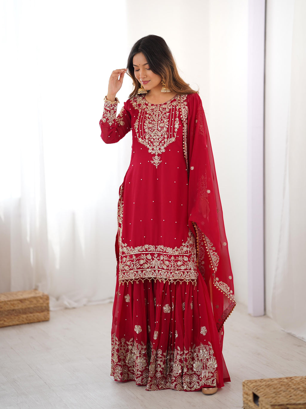 Premium Faux Georgette Suit
