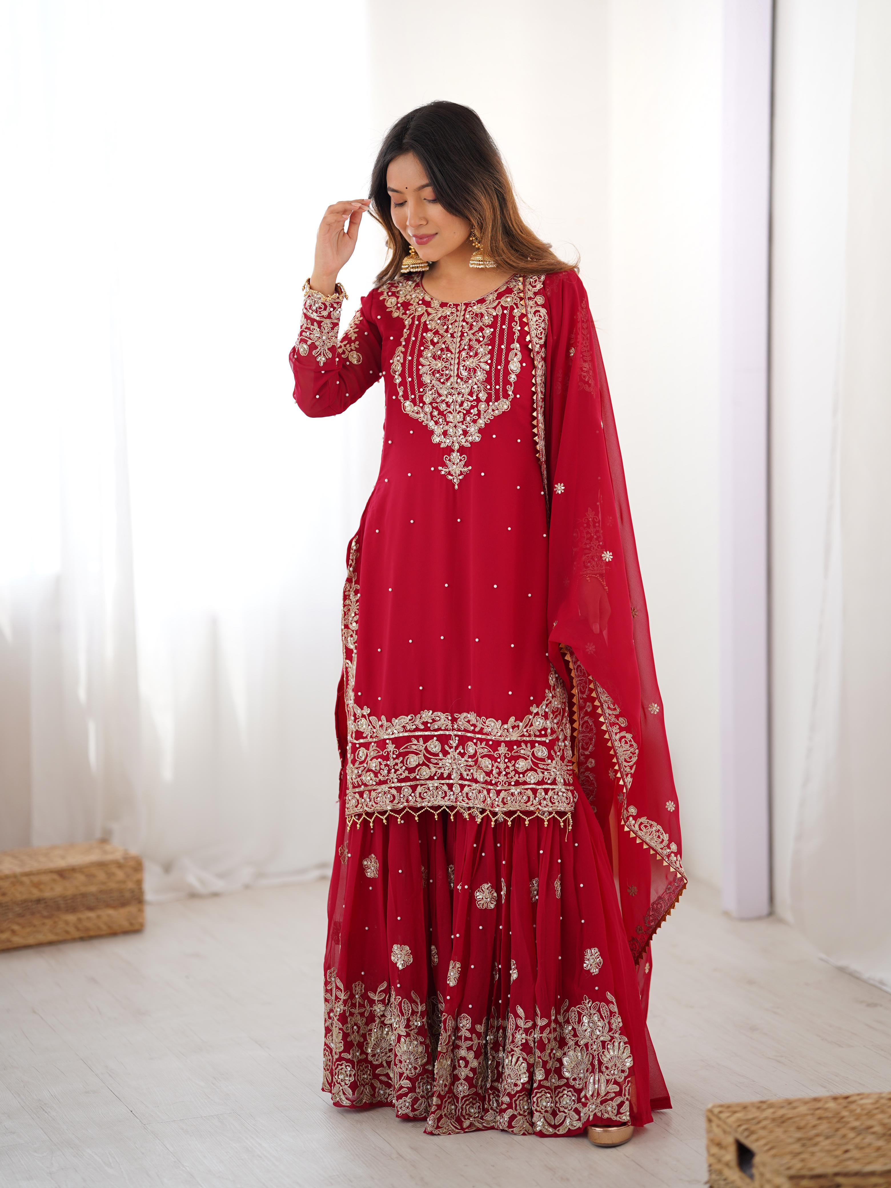 Premium Faux Georgette Suit